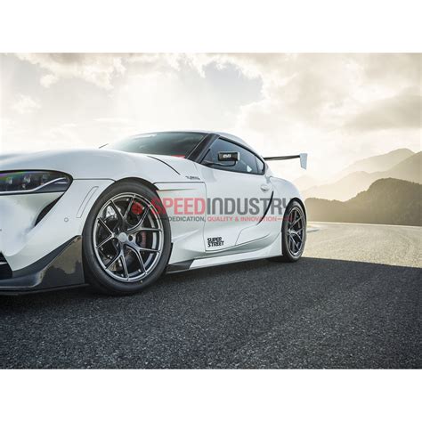 Evs Tuning Frp Side Skirts W Carbon Extension Toyota Supra A