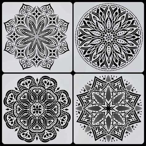 Buy Vetpw Large Stencil Mandala Dot Stencils Drawing Painting