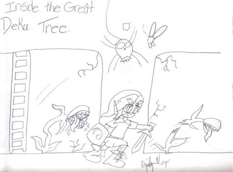 Inside The Deku Tree by YerBlues99 on DeviantArt