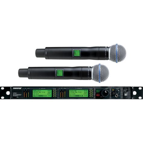 Shure UHF R Professional Diversity Wireless UR24D BETA58 H4 B H