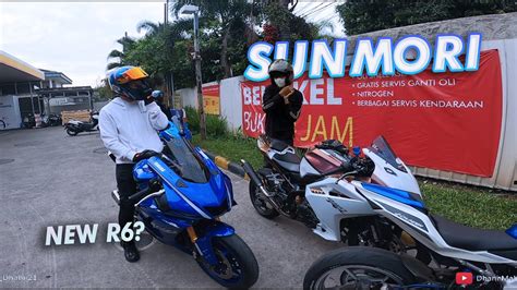 SUNMORI KE KFC BARENG NGAB DESMO GANTI MOTOR LAGI YAMAHA NEW R6