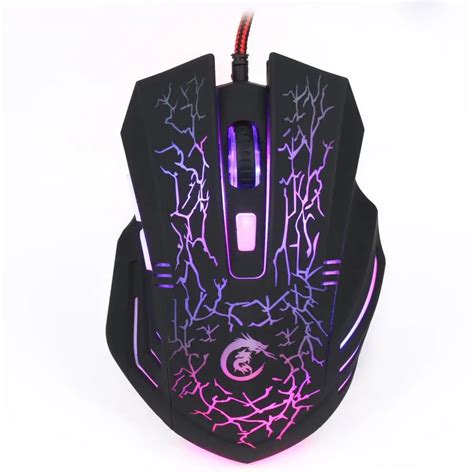 HIPERDEAL New Hot 6D Crack LED Optical USB Wired 5500 DPI Pro Gaming Mouse For Laptop PC Game