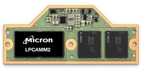 Micron First To Market With LPDDR5X Based LPCAMM2 Memory OC3D