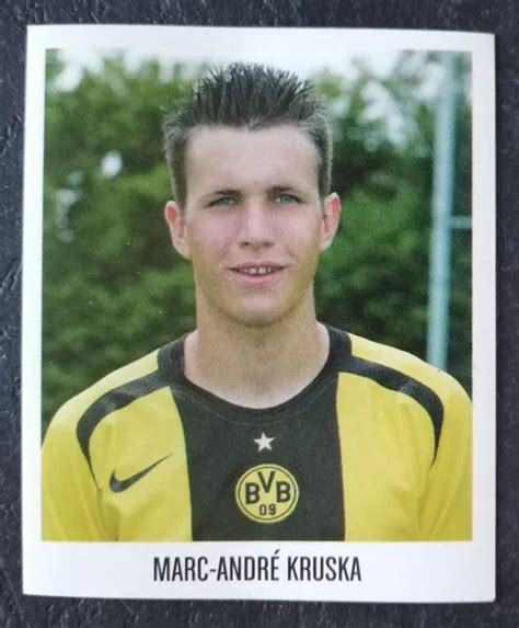 PANINI STICKER 104 Marc Andre Kruska Borussia Dortmund Fußball