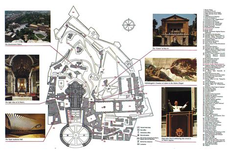 Detailed tourist map of Vatican city area | Vatican | Europe | Mapsland ...