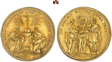 Goldmedaille Zu Einem Dukaten O J Slg Erlanger