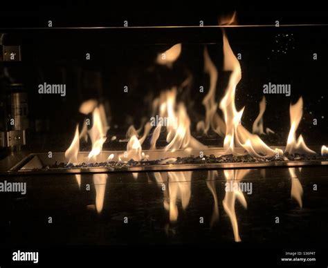 Fire. Flickering flames Stock Photo - Alamy