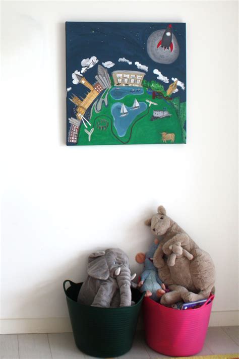 Kids Wall Art Ideas - PaintSewGlueChew