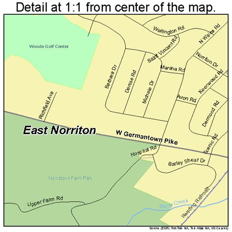 East Norriton Pennsylvania Street Map 4221608