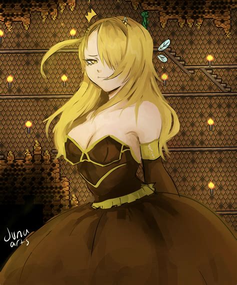 Queen bee anime girl improved : r/Terraria