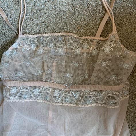 Intimissimi Cami Vintage Lingerie Branded For Depop
