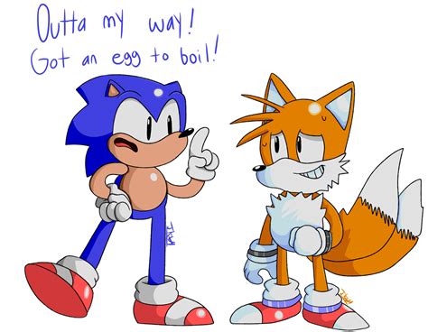 Sonic Meets Tails By Jaykay64 On Deviantart