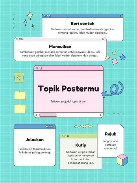 Gratis Unduh Contoh Poster Edukasi Canva