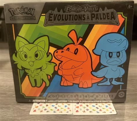 ETB COFFRET DRESSEUR Délite Pokémon Evolutions à Paldéa Neuf