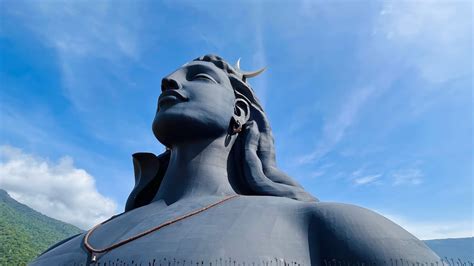 360 Degree View Of Adiyogi Statue Youtube