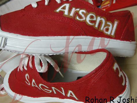 Arsenal Shoes by rohan3dartist on DeviantArt