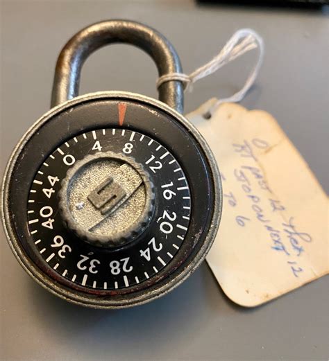 Vintage Combination Padlock Hobbies Toys Memorabilia Collectibles