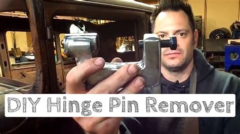 Diy Hinge Pin Removal Tool 1929 Dodge Youtube