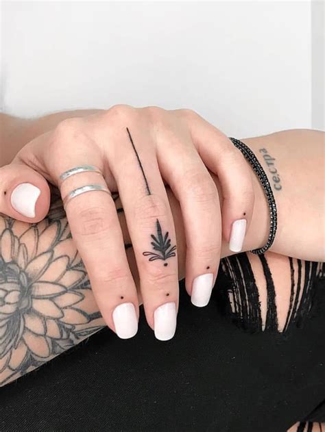 Inside Finger Tattoos Flower Finger Tattoos Finger Tattoo For Women