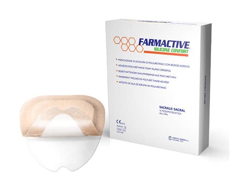 Medicazione In Schiuma Di Poliuretano Farmactive Silicone Confort