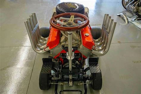 Hoss Fly V8 Powered Barstool It Is Literally A V8 Engine On Wheels