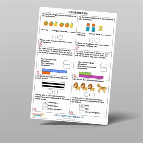 Calculating Ratio Varied Fluency Resource Classroom Secrets