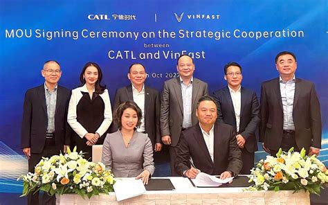 Vietnam S VinFast And CATL Reach Global Strategic Cooperation To