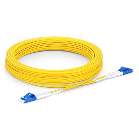 15m 49ft Lc Upc To Lc Upc Duplex 30mm Pvcofnr 9125 Single Mode Fiber Patch Cable