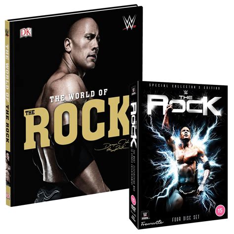 WWE The Rock Book & DVD Bundle | Special Edition (DVD & Book) - WWE Home Video UK