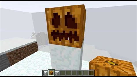 Minecraft Schneemann Eisengolem Youtube