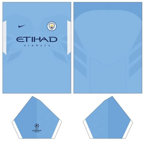 Vectormania Manchester City Home Jersey 2017 2018 Manchester City Manchester Jersey