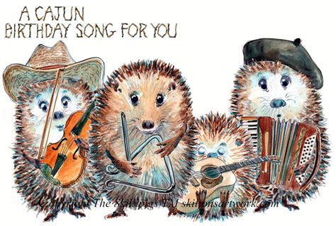 Cajun Band Birthday Card Happy Birthday Cajun Music For You Tit Fer