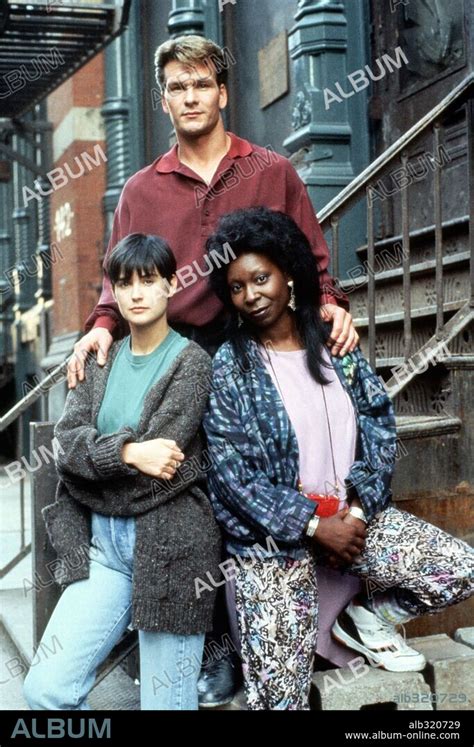 DEMI MOORE, PATRICK SWAYZE and WHOOPI GOLDBERG in GHOST, 1990, directed ...