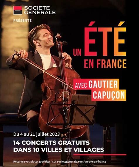 Concert Gautier Capuçon Festival Un Été en France Rivedoux Plage