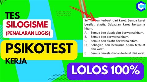 Trik Mudah Mengerjakan SILOGISME Penalaran Logis Penarikan