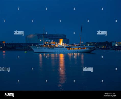 The Danish Royal Yacht Dannebrog Copenhagen Harbour Copenhagen