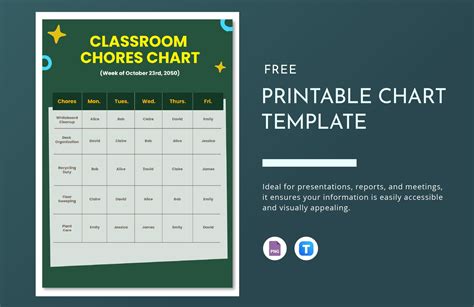 Free T Chart Template - Download in Word, Excel, Google Sheets ...