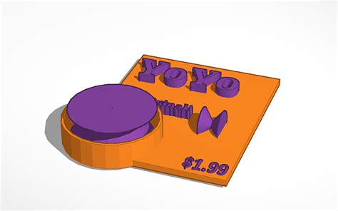 3d Design Toy Yoyo Tinkercad