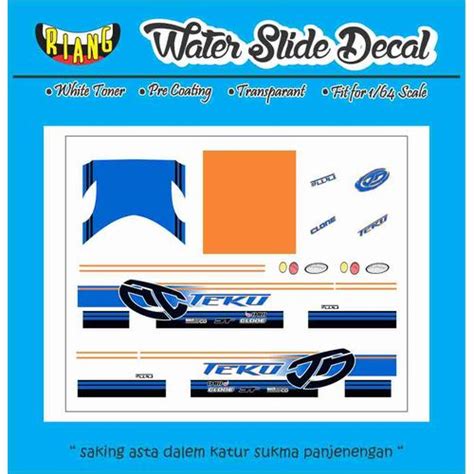 Jual Decal Waterslide Hot Wheels Acceleracers Deora II Kota Denpasar CCNK Garage Tokopedia