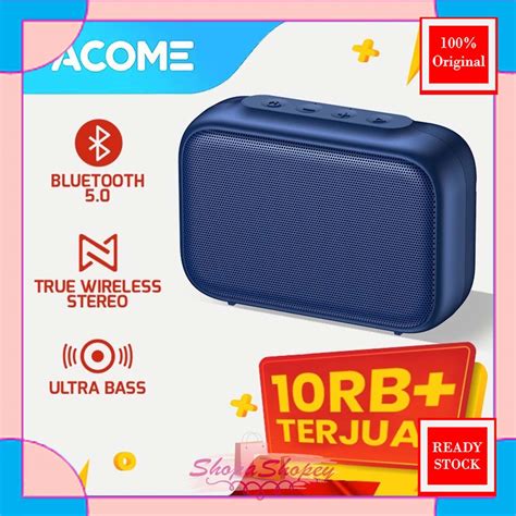 Acome Speaker Bluetooth 5 0 Portable Ultra Bass Tws Garansi Resmi 1 Thn