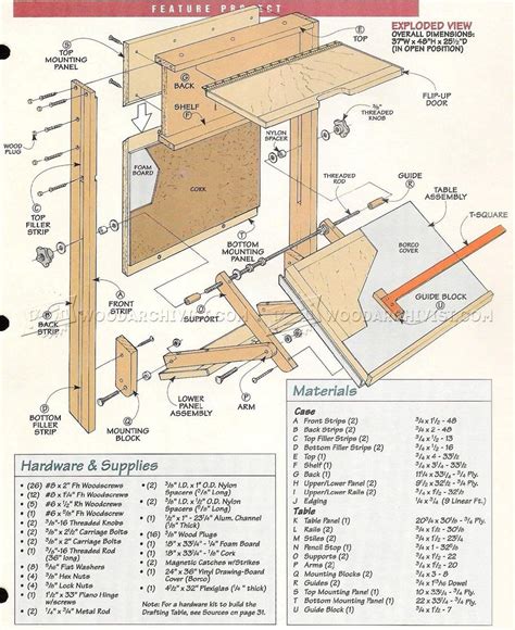 Drafting Table Dimensions