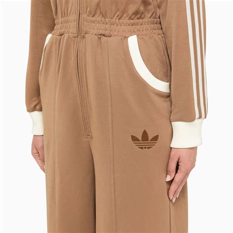 Adidas Originals Heritage Beige Tracksuit With Logo Thedoublef