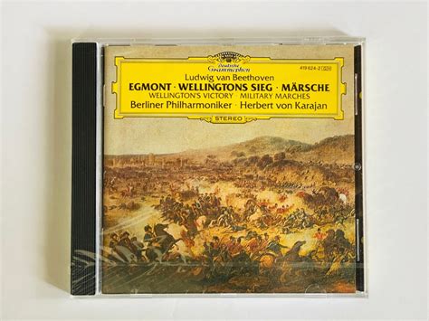 CD HERBERT VON KARAJAN BEETHOVEN EGMONT WELLINGTON S VICTORY 全新 包本地平郵