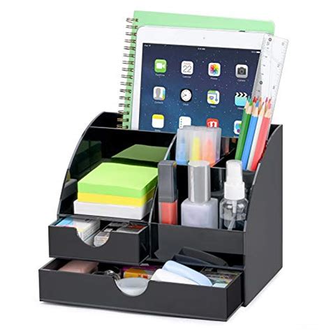 Upgraded Acrylic Desk Organizer All In One Office Supplies Accessories