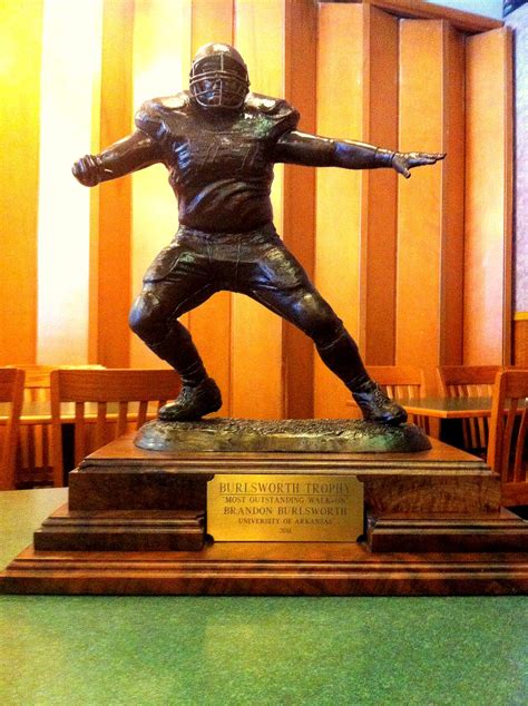 Oh My God That Guy Is Crazy!: Brandon Burlsworth Trophy