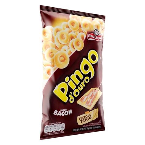 Salgadinho De Trigo Bacon Elma Chips Pingo D Ouro Pacote G Tateno