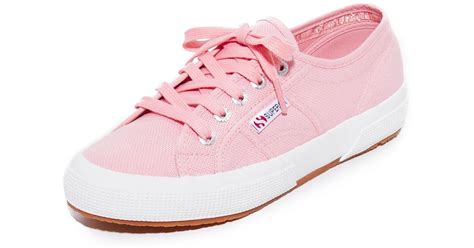 Lyst Superga 2750 Cotu Classic Sneakers In Pink