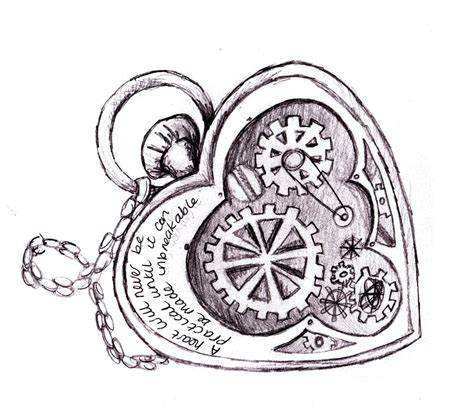 Heart Locket Drawing At Getdrawings Free Download