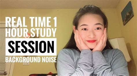 1 Hour Real Time Study With Me Session No Music With Heavy Rain