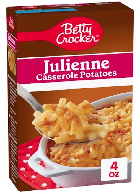 Betty Crocker Julienne Casserole Potatoes 4 Oz Pack Of 20